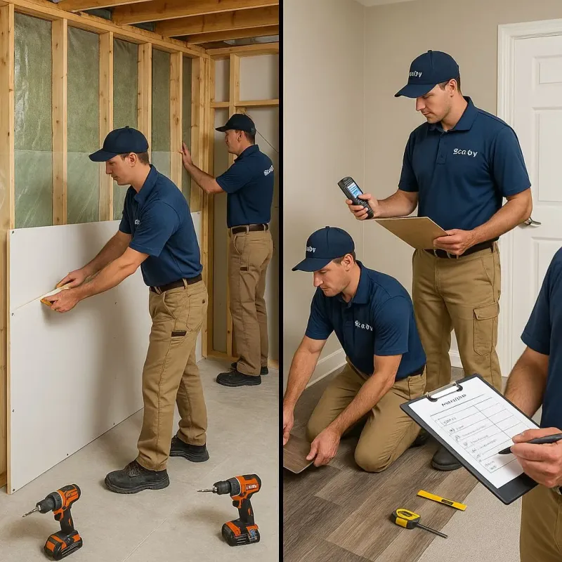 Repairs and Reconstruction process in Lompico, CA